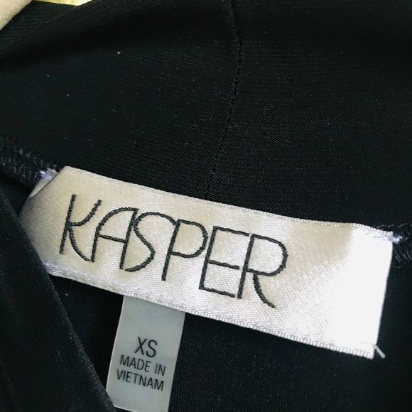 Kasper Black/Silver Sleeveless Metallic‎ Square Neck Cami Top - Picture 8 of 10